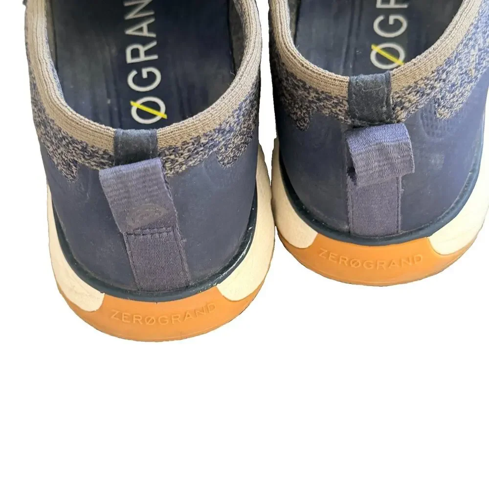 Cole Haan ZeroGrand Stitchlite Navy Deck Loafers Shoes Men's 10.5 M